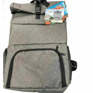 Glacier Trails Cooler Bag Backpack Gray, Can Be used As Disc Golf Bag New